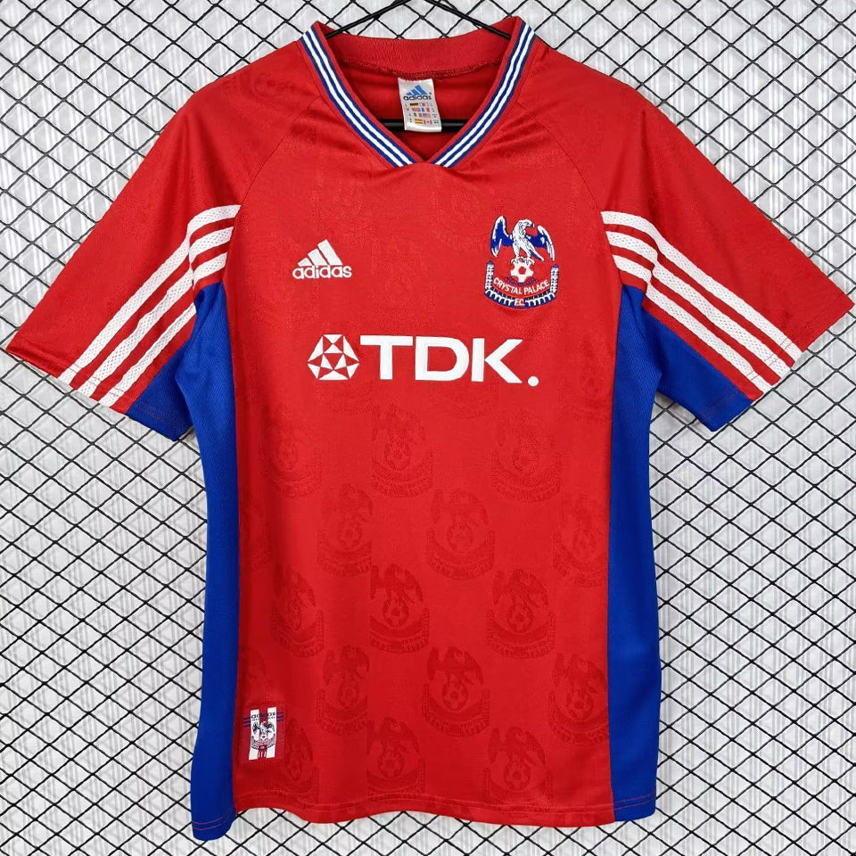 jersey 1998/1999 crystal palace local manga corta versión fan retro