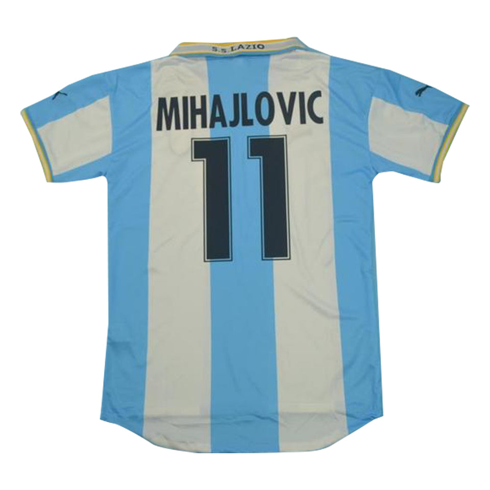 Jersey 1999 Lazio Local Manga corta Versión Fan Retro