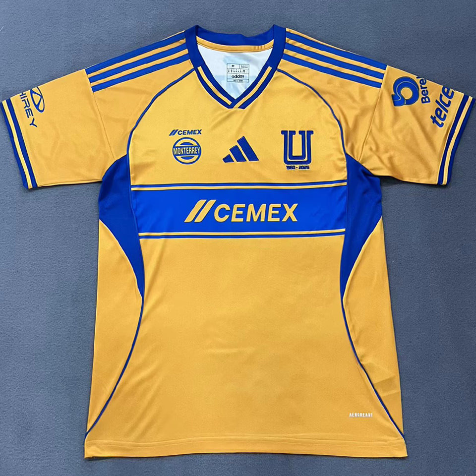 jersey 2025/26 tigres local manga corta versión fan
