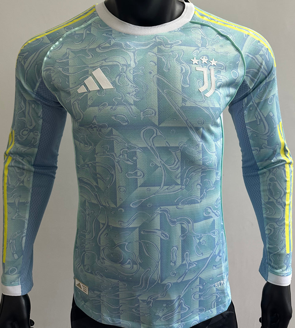 jersey 2025/26 juventus visitante manga larga versión jugador