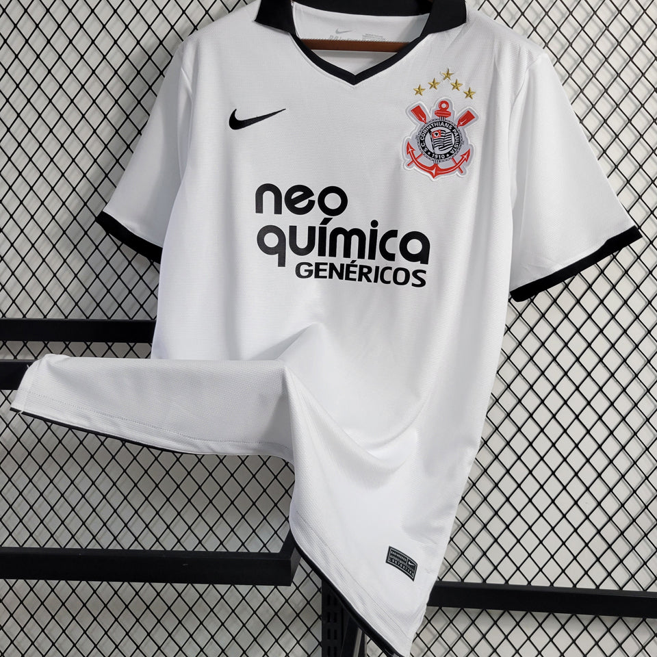 jersey 2011 corinthians local manga corta versión fan retro