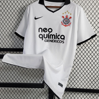 Jersey 2011 Corinthians Local Manga corta Versión Fan Retro