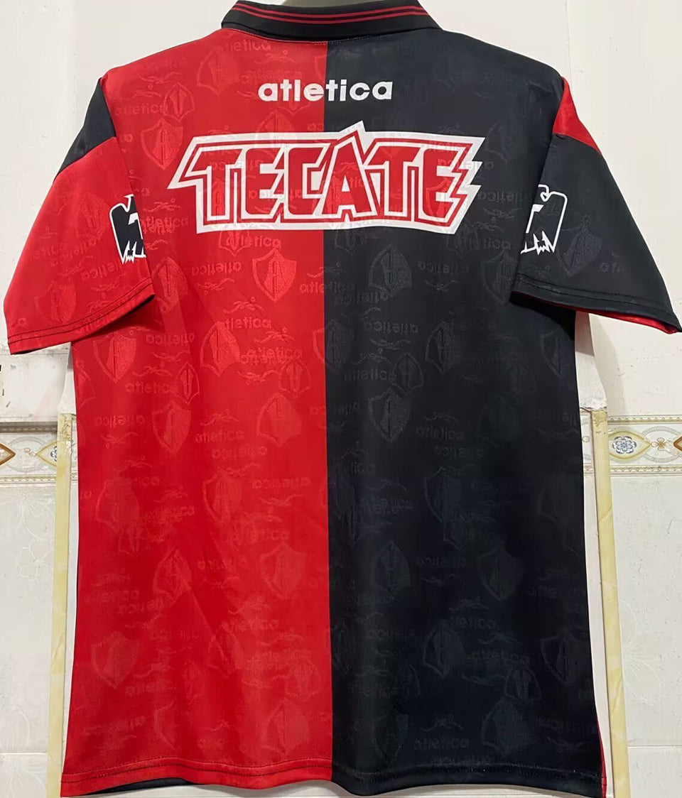 jersey 1995/1996 atlas local manga corta versión fan retro