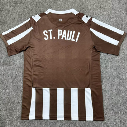 Jersey 2025/26 ST Pauli Local Manga corta Versión Fan