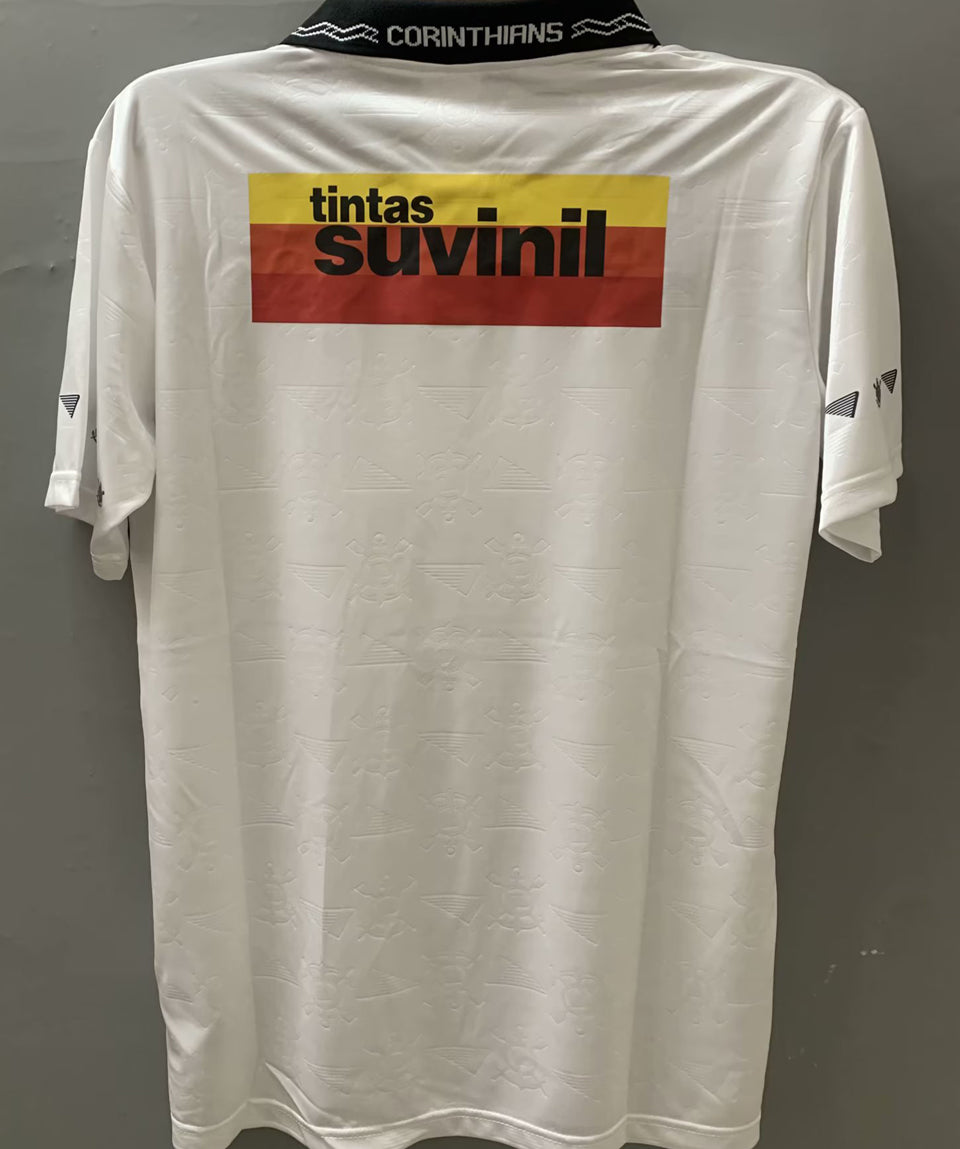 jersey 1995 corinthians local manga corta versión fan retro