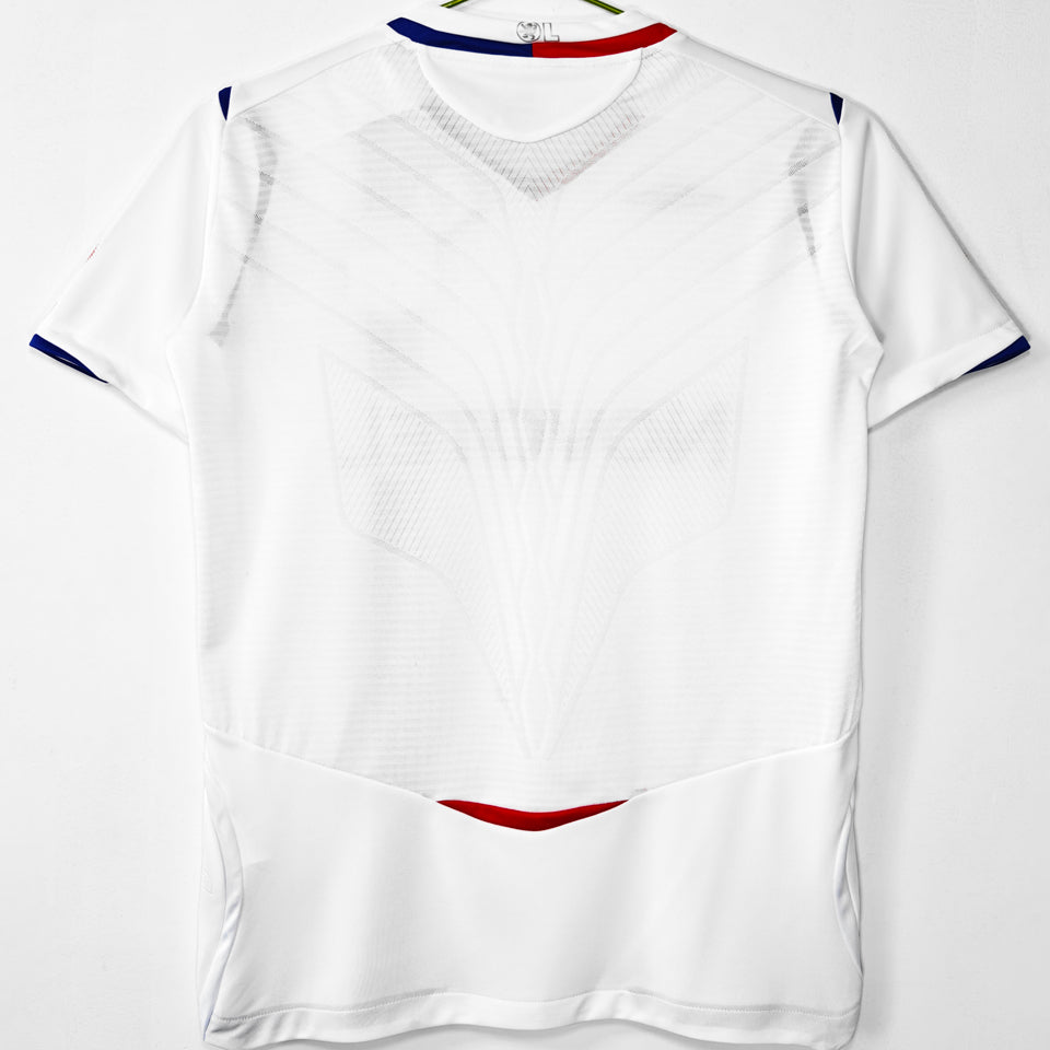 jersey 2008/2009 lyon local manga corta versión fan retro