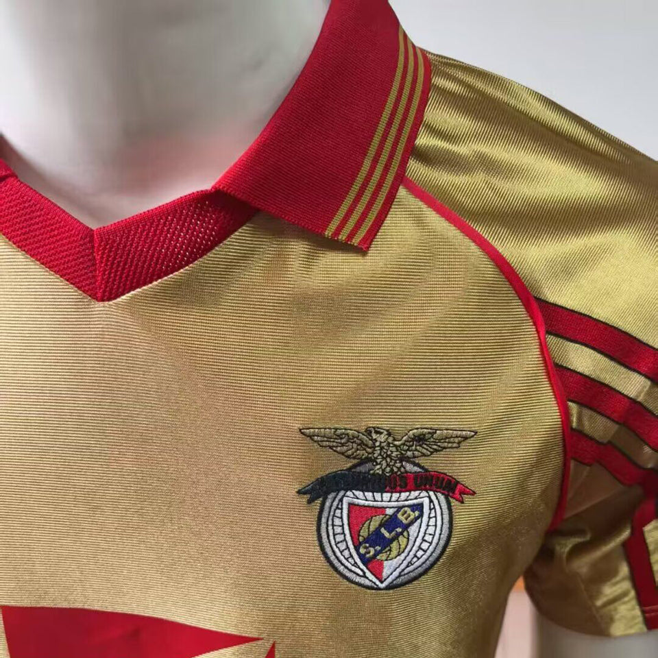 Jersey 1998/1999 Benfica Visitante Manga corta Versión Fan Retro