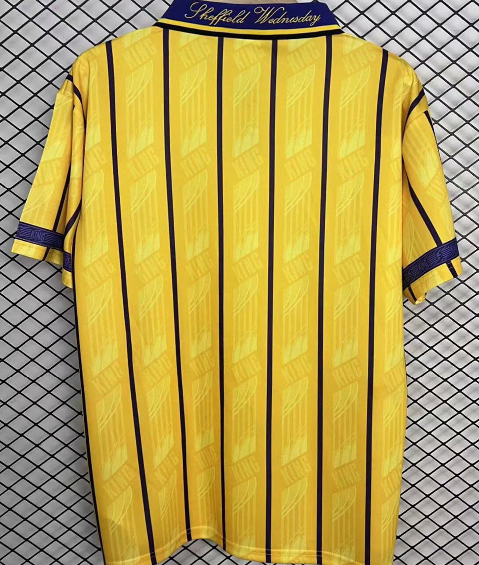 Jersey 1994/95 Sheffield Wednesday Visitante Manga corta Versión Fan Retro