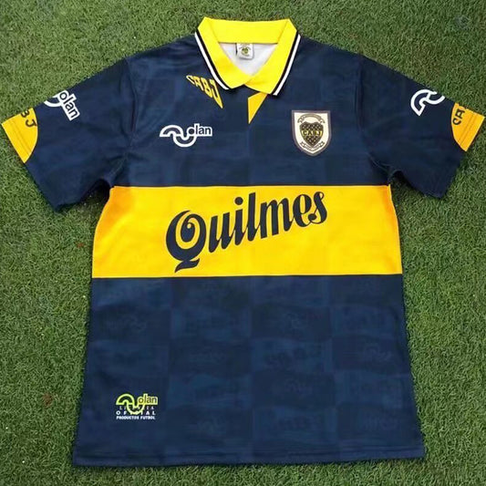 Jersey 1995/96 Boca Local Manga corta Versión Fan Retro