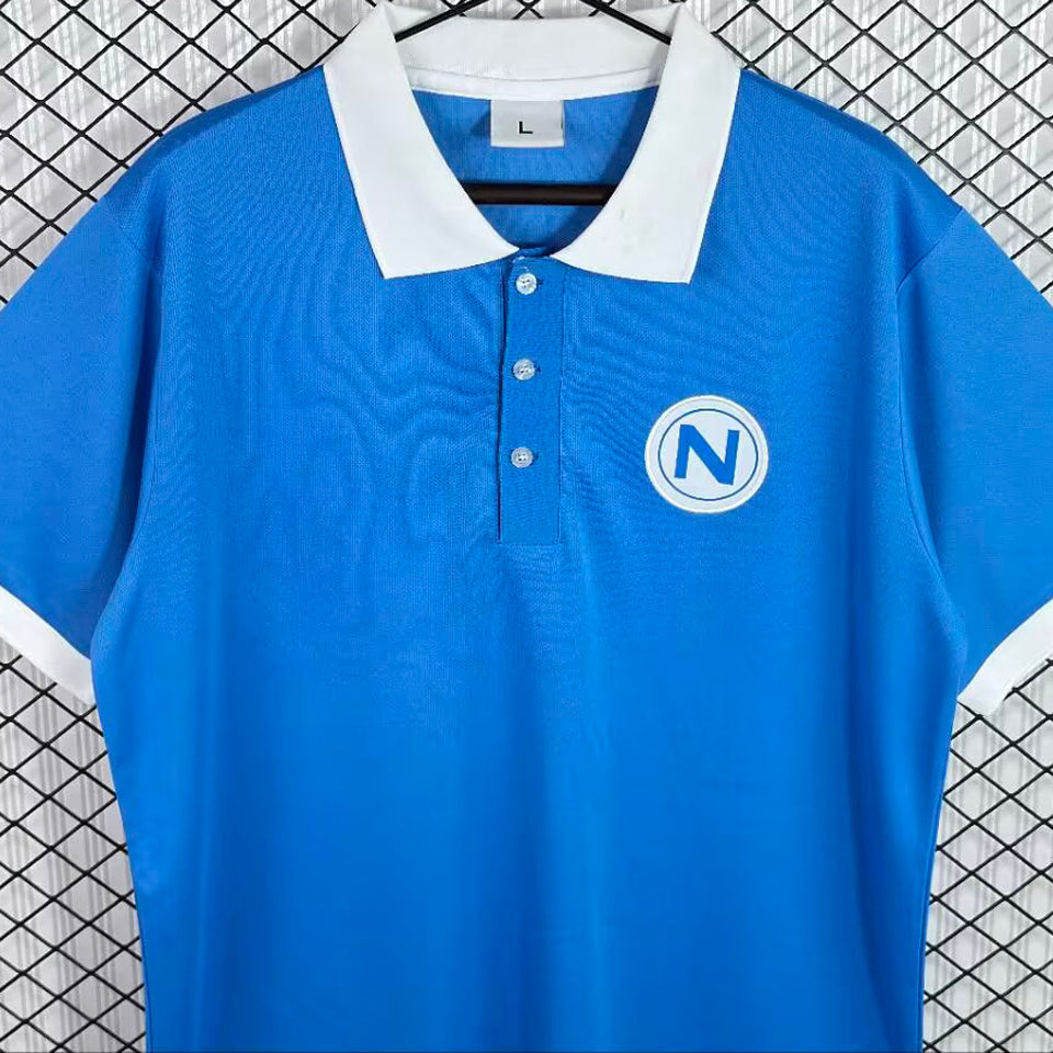 jersey 1965/1966 napoli local manga corta versión fan retro