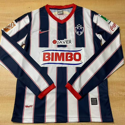 Jersey 2009/2010 Monterrey Local Manga larga Versión Fan Retro