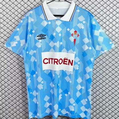 Jersey 1992/1993 Celta Local Manga corta Versión Fan Retro