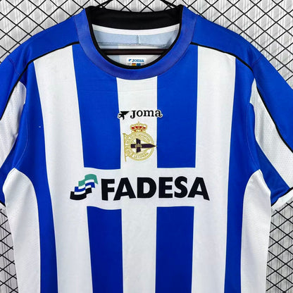 Jersey 2002/2003 Deportivo La Coruna Local Manga corta Versión Fan Retro
