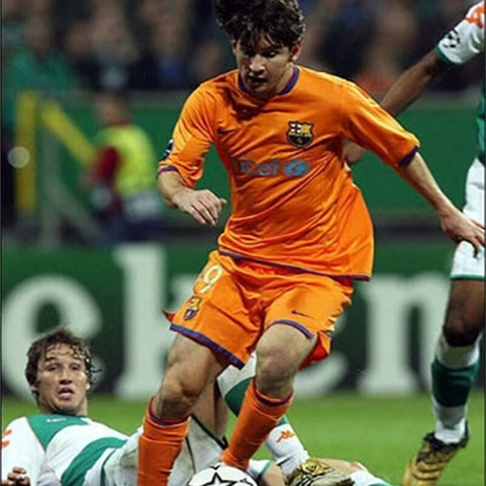 Jersey 2006/07 Barcelona Visitante Manga corta Versión Fan Retro