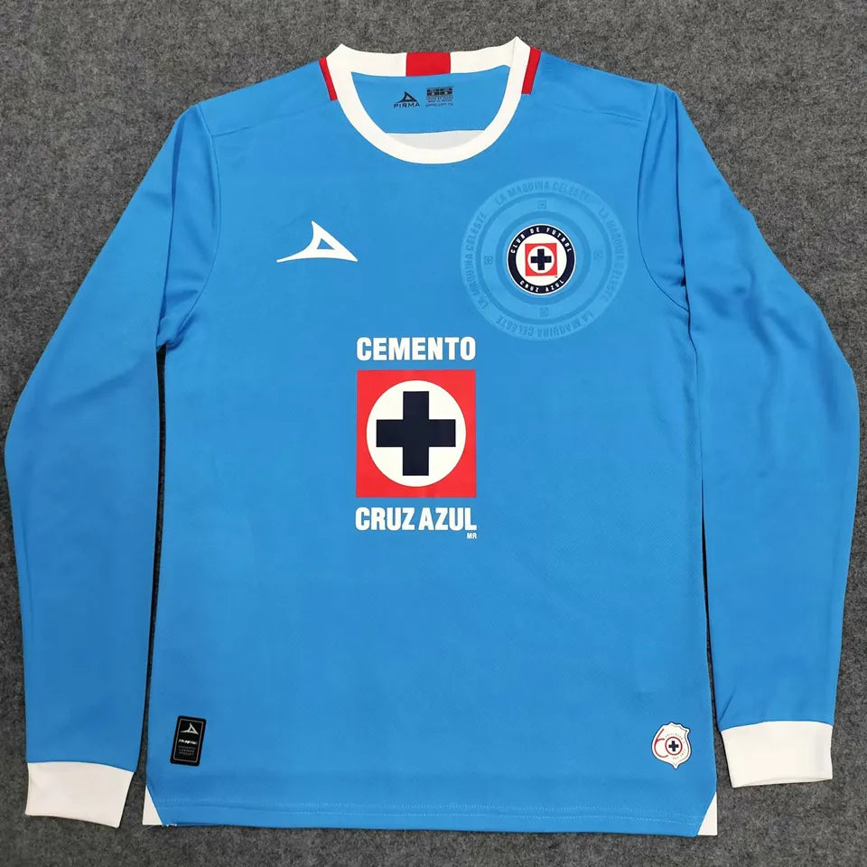 Jersey 2024/25 Cruz Azul Local Manga larga Versión Fan