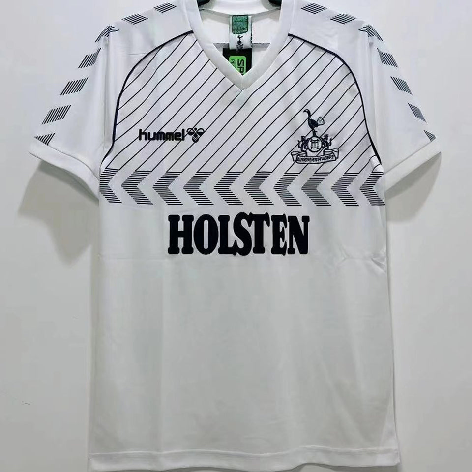jersey 1986 tottenham local manga corta versión fan retro