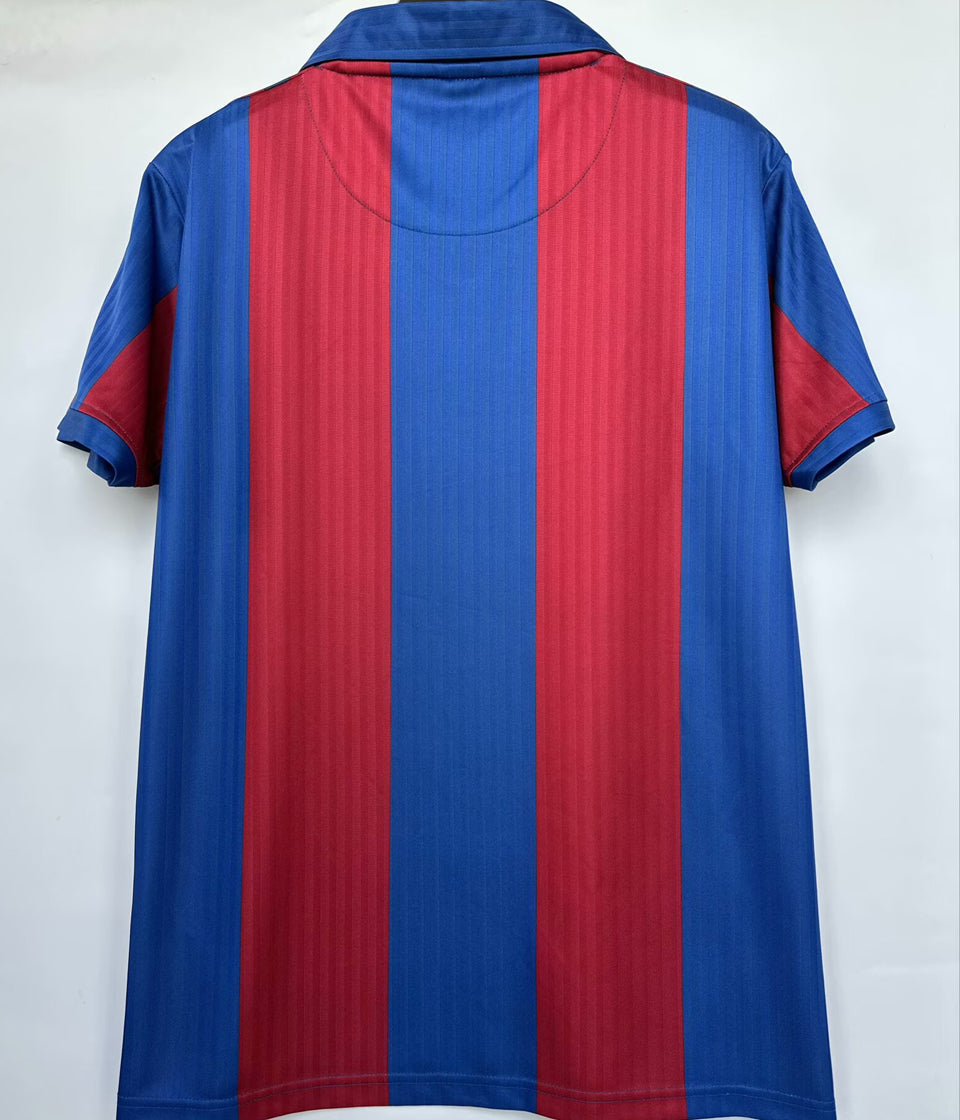 Jersey 1990/92 Barcelona Local Manga corta Versión Fan Retro