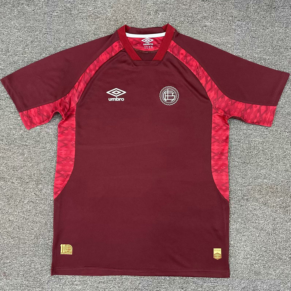 jersey 2025/26 lanús local manga corta versión fan