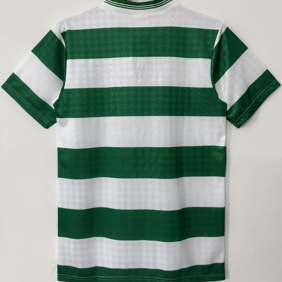 jersey 1987/88 celtic local manga corta versión fan retro