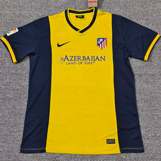 Jersey 2013/14 Atletico de Madrid Visitante Manga corta Versión Fan Retro