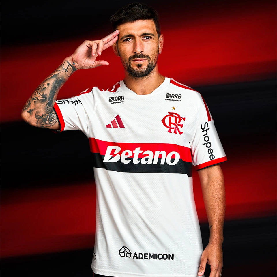 jersey 2026/27 flamengo visitante manga corta versión fan