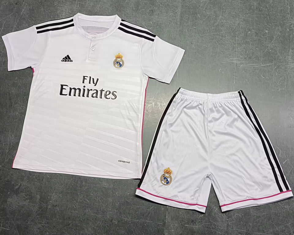 jersey 2014/15 real madrid local manga corta niño retro