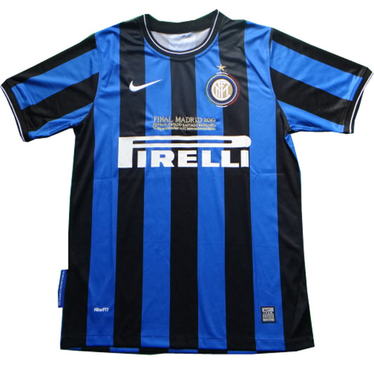 Jersey 2009/10 Inter Milan Local Manga corta Versión Fan Retro