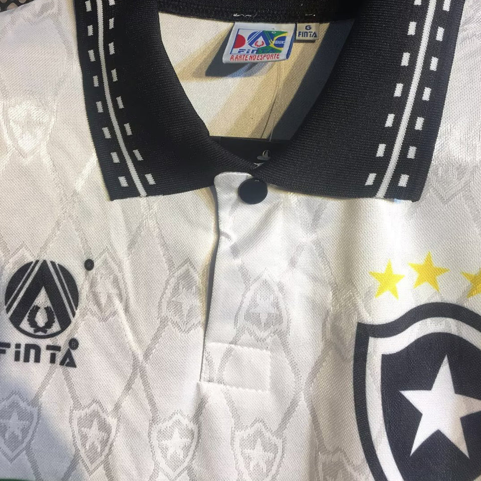 jersey 1995 botafogo visitante manga corta versión fan retro