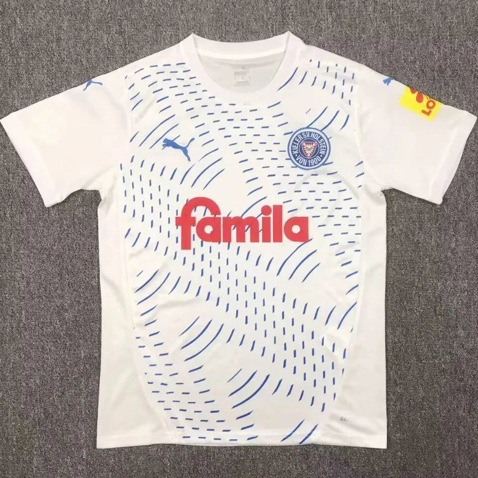 Jersey 2024/25 Holstein Kiel Visitante Manga corta Versión Fan