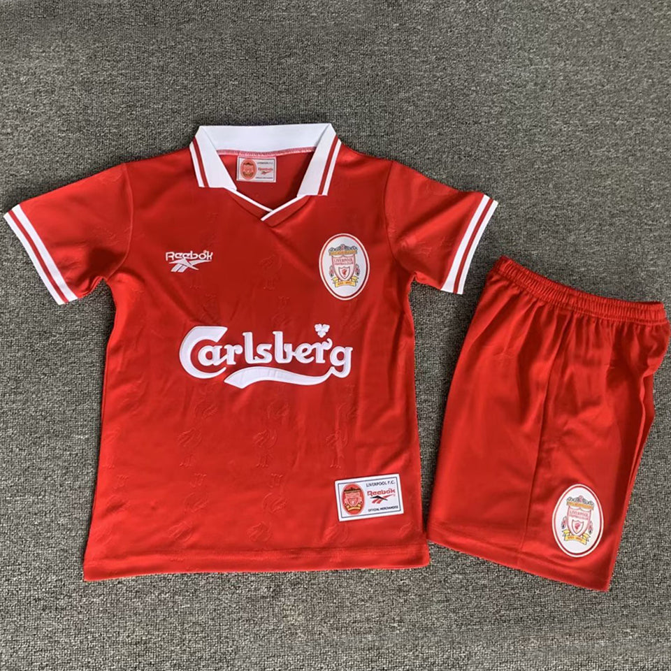 jersey 1996/97 liverpool local manga corta niño retro
