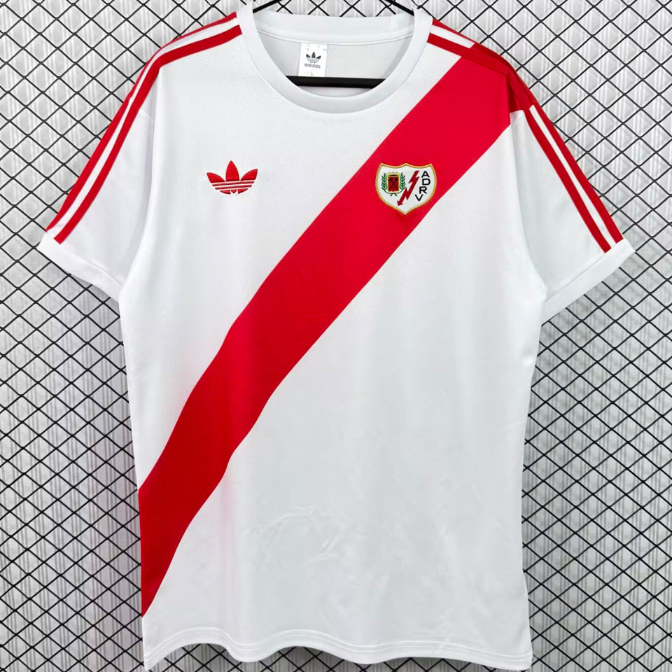 jersey 1997/1999 rayo vallecano local manga corta versión fan retro
