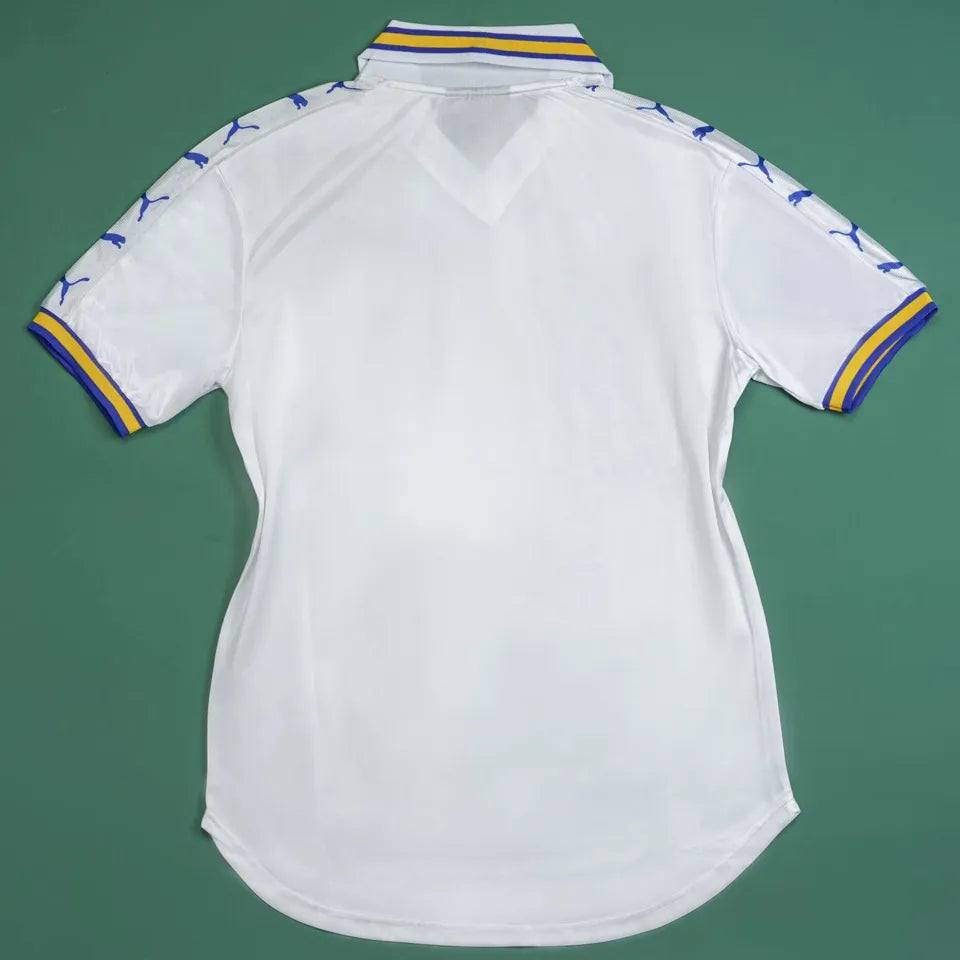 Jersey 1998/99 Leeds United Local Manga corta Versión Fan Retro