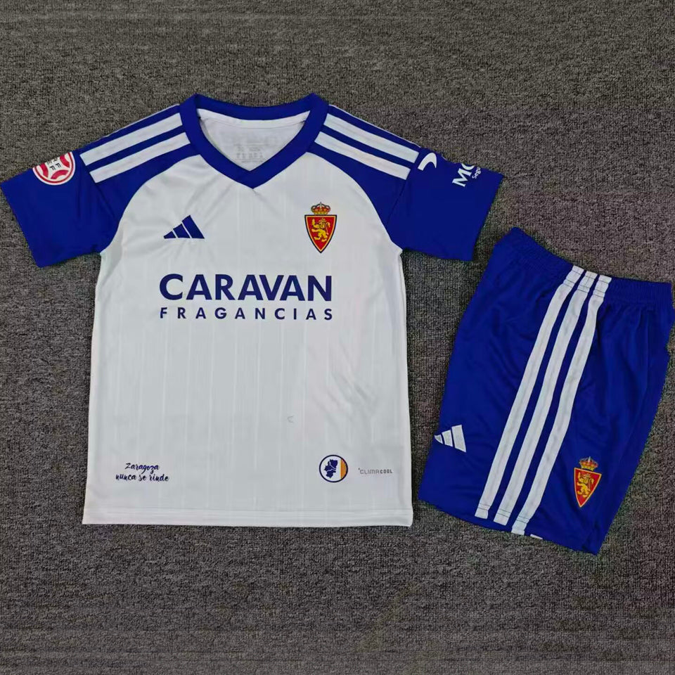 jersey 2026/27 zaragoza local manga corta niño