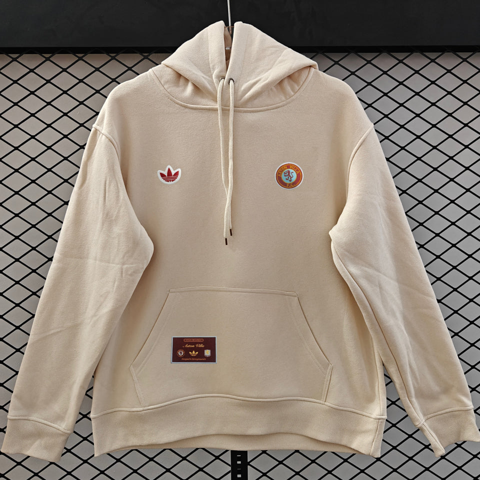 hoody 2026 aston villa khaki retro