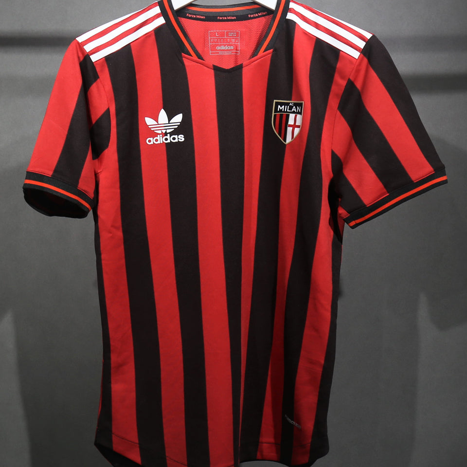 jersey 2025 ac milan local manga corta versión jugador retro
