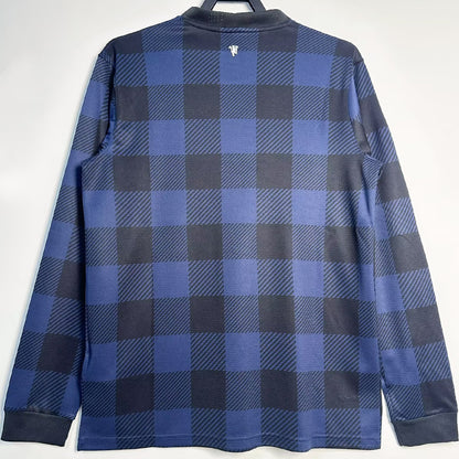 Jersey 2013/14 Manchester United Visitante Manga larga Versión Fan Retro