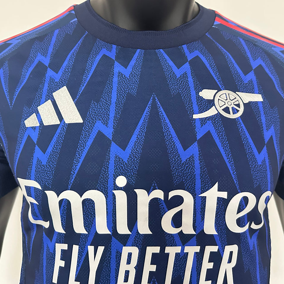 jersey 2025/26 arsenal visitante manga corta versión jugador