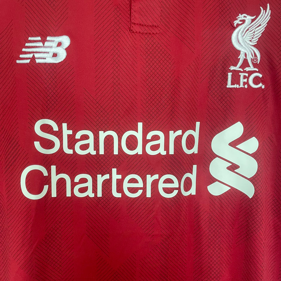 jersey 2018/19 liverpool local manga corta versión fan retro