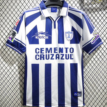 Jersey 1999 Pachuca Local Manga corta Versión Fan Retro