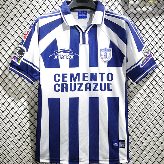 Jersey 1999 Pachuca Local Manga corta Versión Fan Retro