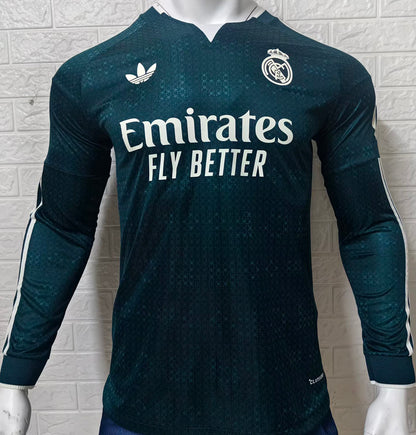 Jersey 2026/27 Real Madrid Visitante Manga larga Versión Jugador