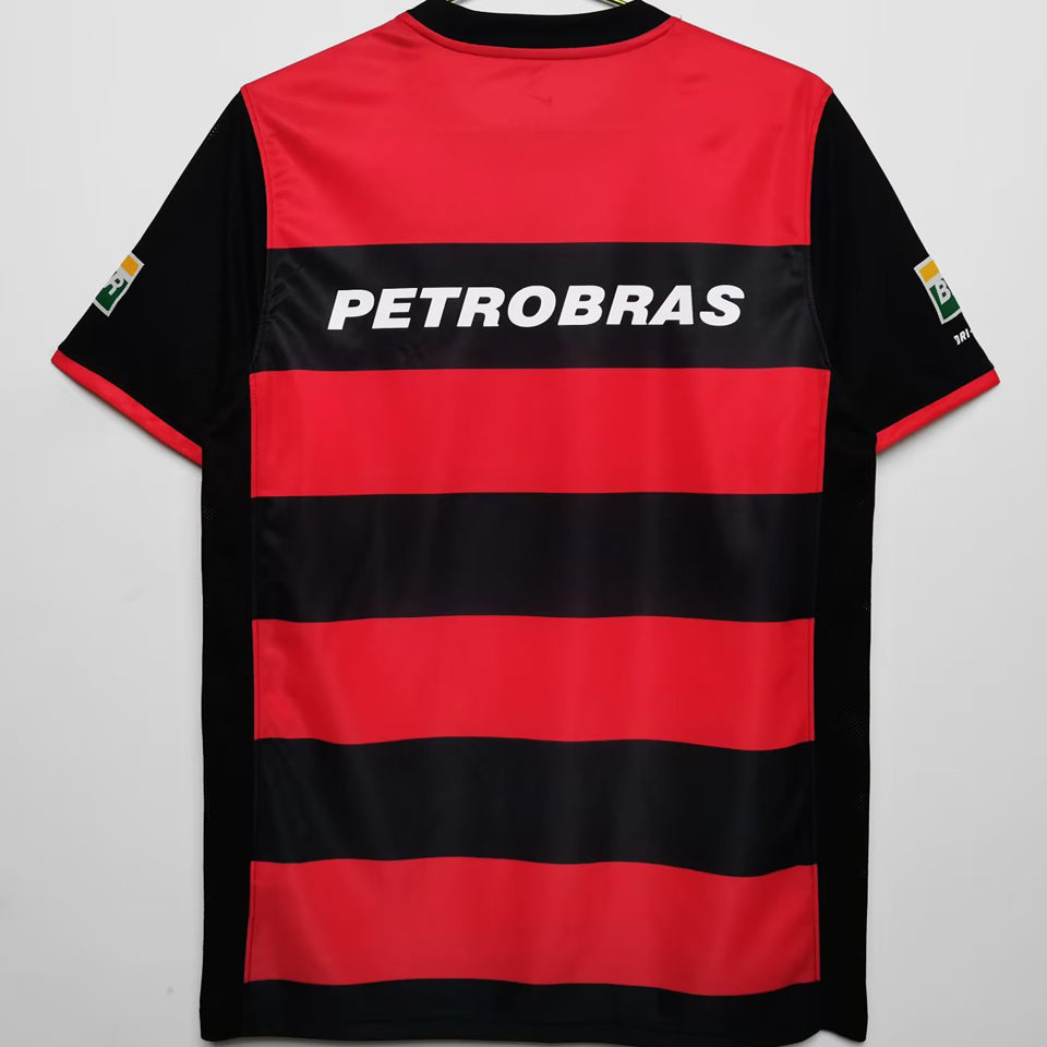 jersey 2000/01 flamengo local manga corta versión fan retro