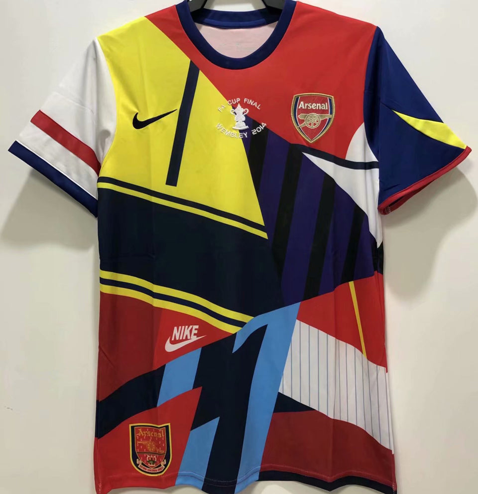 jersey 2014 wembley fa cup especial manga corta versión fan retro