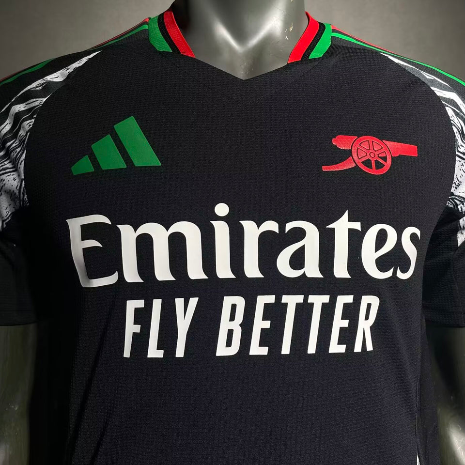 jersey 2024/25 arsenal visitante manga corta versión jugador