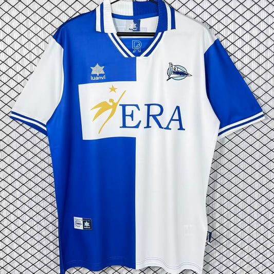 Jersey 1999/2000 Alaves Local Manga corta Versión Fan Retro