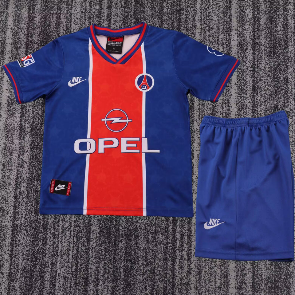 jersey 1995/1996 psg local manga corta niño retro