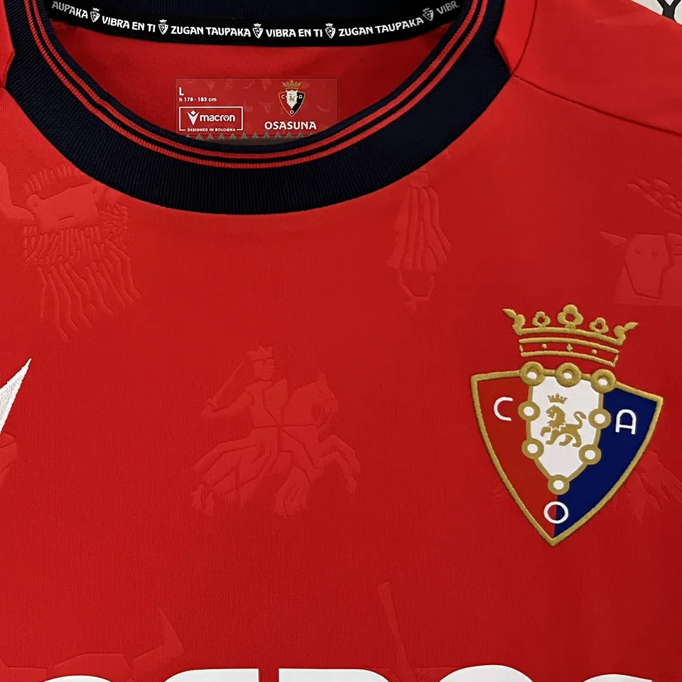 Jersey 2024/25 Osasuna Local Manga corta Versión Fan