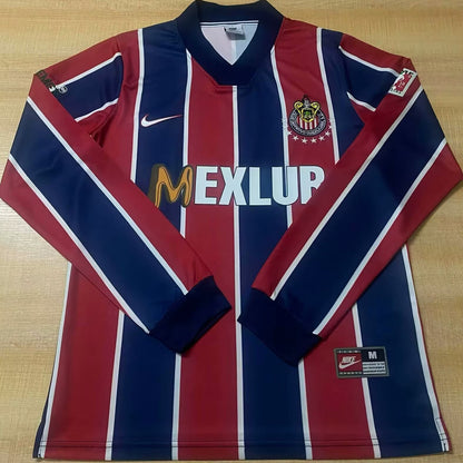 Jersey 1996/97 Chivas Visitante Manga larga Versión Fan Retro