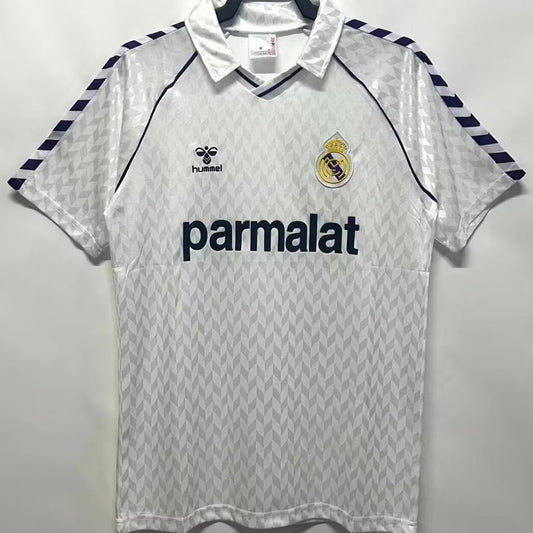 Jersey 1986/1988 Real Madrid Local Manga corta Versión Fan Retro