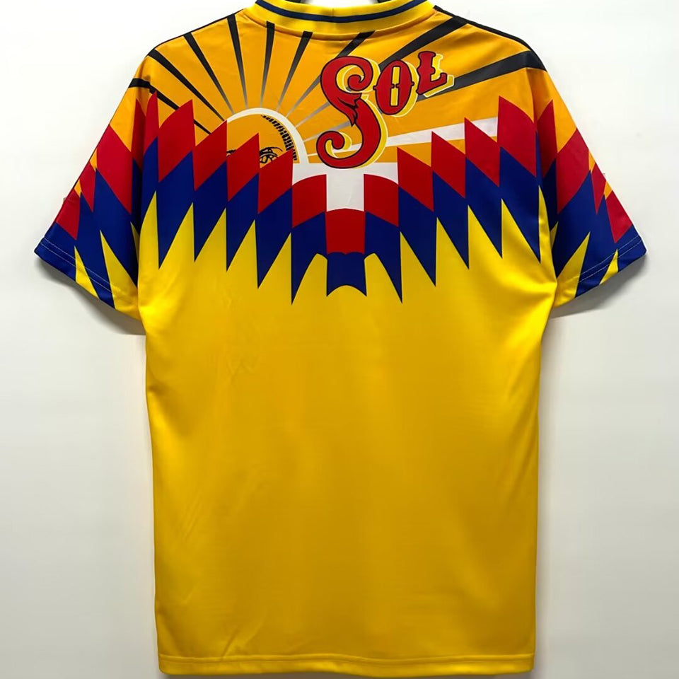 jersey 1995 club america local manga corta versión fan retro